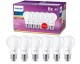 Amazon: Lot de 6 ampoules LED Standard Philips Lighting Culot E27 - Blanc Chaud à 9,99€