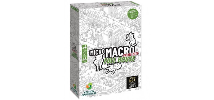 Amazon: Jeu de société Micro Macro 2 : Crime City 2 à 17,33€