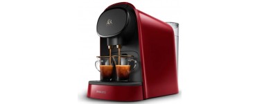 Cdiscount: Machine à café à capsules Philips L'Or Barista LM8012/51 (Rouge) + 9 Capsules à 39,99€