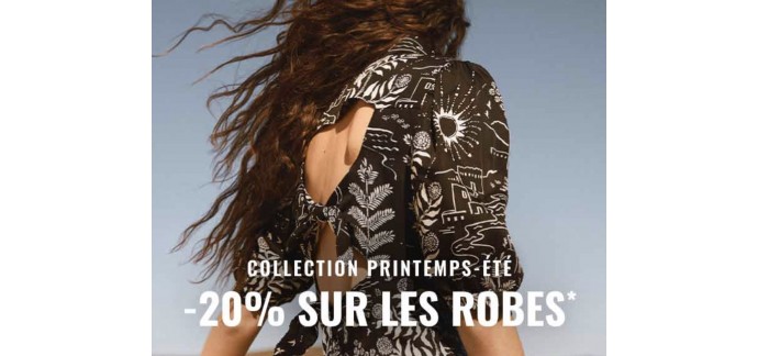 Claudie Pierlot: 20% de réduction sur une sélection de robes de la collection printemps-été
