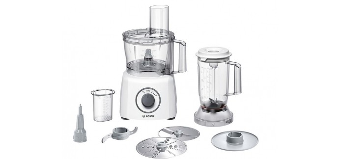 Amazon: Robot de Cuisine Bosch Electroménager MCM3200W - Blanc/Gris à 58,48€