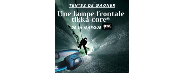 Hardloop: 1 lampe frontale Tikka Core Petzl à gagner