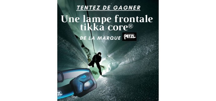 Hardloop: 1 lampe frontale Tikka Core Petzl à gagner