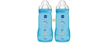 Amazon: Biberon MAM Easy Active 2e âge - Lot de 2x330ml à 10,65€