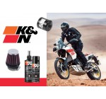 Rad: 1 kit d'entretien moto K&N + filtre à air et à huile à gagner