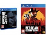 Amazon: Jeu The Last of Us Part II & Red Dead Redemption 2 sur PS4 à 33,99€