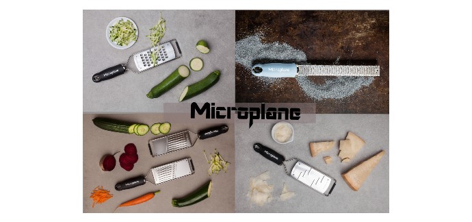Cuisine Actuelle: 11 sets d'ustensiles Microplane à gagner