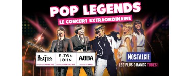 Nostalgie: 4 lots de 2 invitations pour le concert "Pop Legends" le 02 ami à Paris à gagner