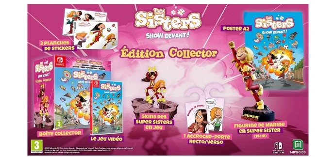 Amazon: Jeu Les Sisters : Show devant ! Edition Collector sur Nintendo Switch à 37,52€