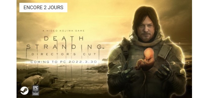 Jeuxvideo.com: 2 jeux video PC "Death Stranding Director's Cut", 2 invitations pour un concert de Woodkid à gagner