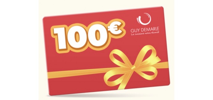 Guy Demarle: 1 chèque cadeau d'une valeur de 100€ à gagner