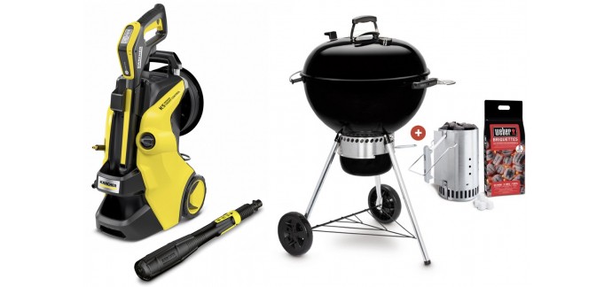 Weber: 1 barbecue Master-Touch E-5770, 1 nettoyeur haute pression Karcher K5 et des accessoires à gagner
