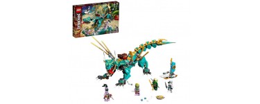Amazon: LEGO Ninjago Le Dragon de la Jungle avec Les Minifigurines Ninja Lloyd et Zane - 71746 à 29,50€