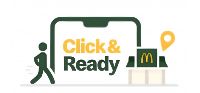 McDonald's: Récupérez votre commande en Click & Ready pour la récupérer en restaurant sans passer par la borne
