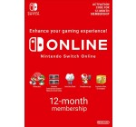 Eneba: Abonnement Nintendo Switch Online 12 mois - clé EUROPE à 14,99€