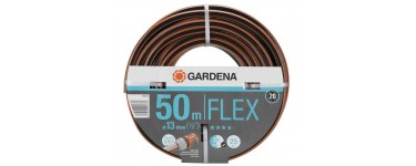 Amazon: Tuyau de jardin flexible Gardena Comfort FLEX - 13mm, 50m à 43,24€