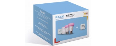 Darty: Pack découverte Ampoules connectées PHILIPS HUE à 119,99€