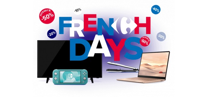 Carrefour: [French Days] Jusqu'à 100€ offerts en bon d'achat sur les rayons High-Tech, Jardin, Maison & Loisirs
