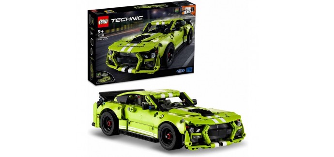Amazon: LEGO Technic La Ford Mustang Shelby GT500 - 42138 à 34,90€