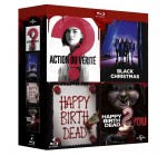Amazon:  Coffret Blu-Ray Horreur : Happy Birthdead 2 You + Action ou vérité + Black Christmas à 9,99€