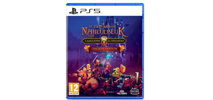 Amazon: Jeu  Le Donjon de Naheulbeuk L'Amulette du Désordre Chicken Edition sur PS5 à 14,99€