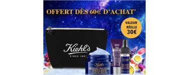 Kiehl's: Une trousse et 3 tailles week-end offertes dès 60€ d'achat