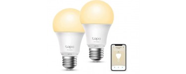 Amazon: Ampoule Connectée Wifi TP-Link Tapo - LED E27 Blanc Chaud à 16,99€