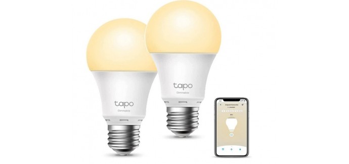 Amazon: Ampoule Connectée Wifi TP-Link Tapo - LED E27 Blanc Chaud à 16,99€