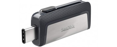 Amazon: Clé USB 3.1 à double connectique SanDisk Ultra - 256Go à 35,99€