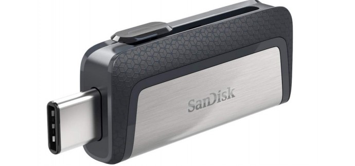 Amazon: Clé USB 3.1 à double connectique SanDisk Ultra - 256Go à 35,99€