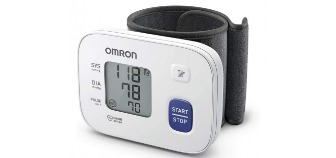 Amazon: Tensiomètre au poignet OMRON RS1 à 22,69€
