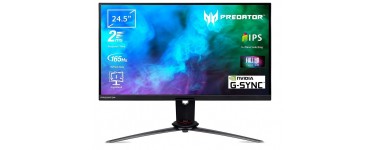 Amazon: Écran PC Gaming 24.5" Acer Predator XB253QGPbmiiprzfx à 184,50€