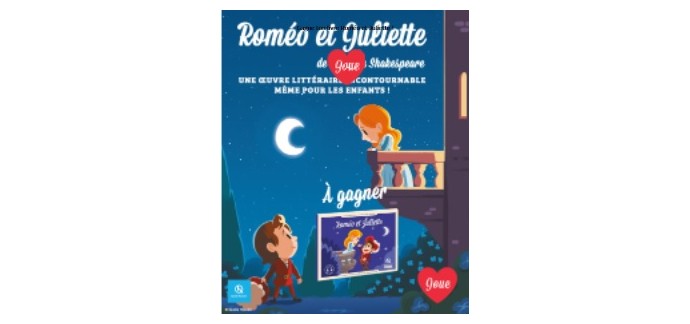 Gulli: 5 livres jeunesse "Roméo et Juliette" à gagner