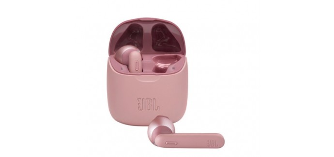 Darty: Ecouteurs sans fil JBL Tune 225 TWS (Rose) à 39,99€