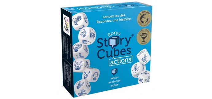 Amazon: Jeu de société Asmodee Rory's Story Cubes : Actions à 5,79€