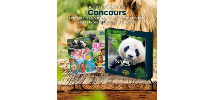 Cultura: 1 séjour pour 2 personnes au Zoo de Beauval + des livres à gagner