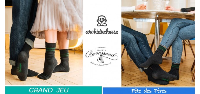 Femme Actuelle: 50 paires de chaussettes Re-née Maison Broussaud x L’Archiduchesse à gagner