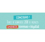 Andros: 1 lot de produits Andros Gourmand & Végétal à gagner