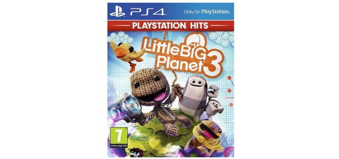 Amazon: Jeu LittleBigPlanet 3 Playstation Hits sur PS4 à 9,90€