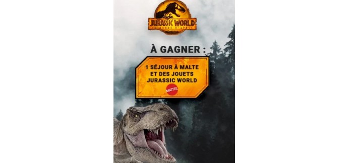 La Grande Récré: 1 voyage à Malte sur les traces du film "Jurassic World", 20 figurines "Jurassic World" à gagner