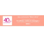 Françoise Saget: 10 coffrets Wonderbox "Soins et Massages Bien-Être en duo" à gagner