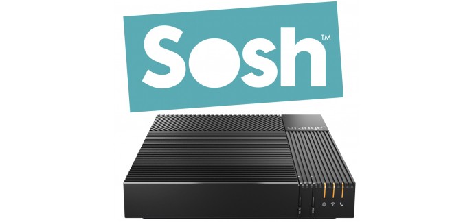 Sosh: Abonnement Box internet Fibre Livebox 5 (300Mb/s ↓ & ↑) sans engagement à 14,99€/mois (1 an)