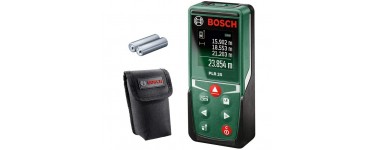 Amazon: Télémètre laser Bosch PLR 25 avec housse de protection à 66,99€