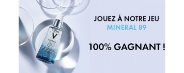 Vichy: Des routines de soins Hydratation Mineral 89, des échantillons Mineral 89 booster à gagner
