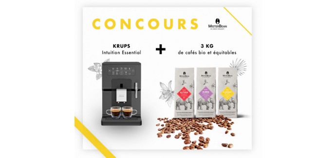 Linfodurable: 1 machine à café à grain Krups avec 3kg de café à gagner