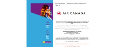 L'Etudiant: 1 billet d'avion A/R pour le Canada à gagner