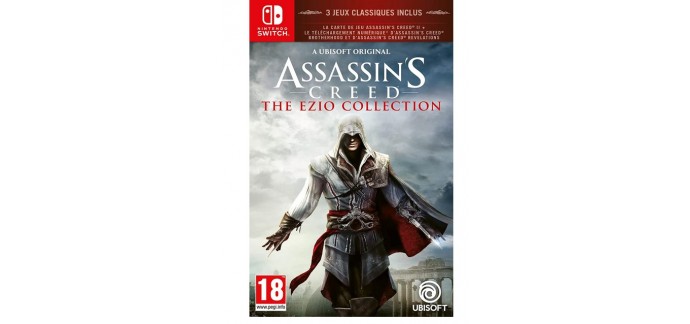 Amazon: Jeu Assassin's Creed The Ezio Collection sur Nintendo Switch à 26,99€