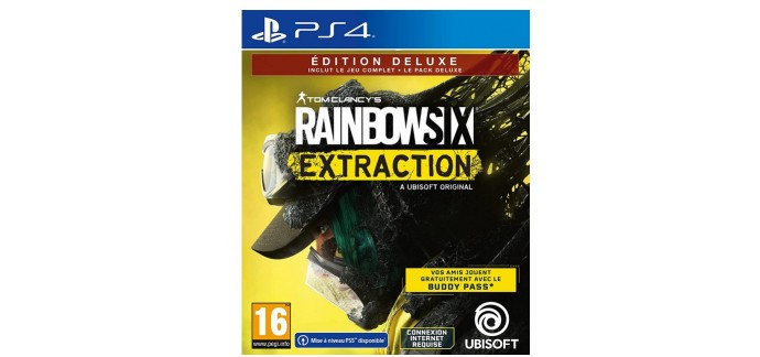 Amazon: Jeu Rainbow Six Extraction Deluxe sur PS4 à 29,99€