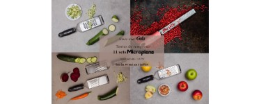 Gala: 11 sets d'ustensiles de cuisine Microplane à gagner