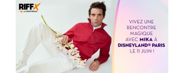 Riffx: 3 rencontres pour 2 personnes avec le chanteur Mika à Disneyland Paris à gagner